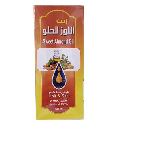 Sweet almond oil 125 ml for the skin and hair from the contemporary dream oil company