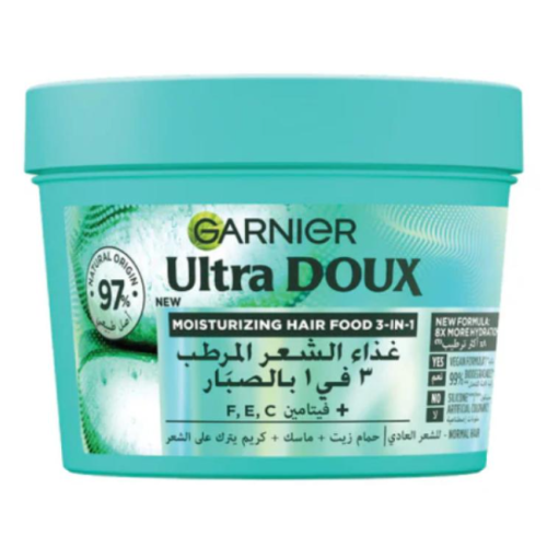 Ultra Do nourishing hair food 3 in 1 with aloe vera and coconut 390 ml