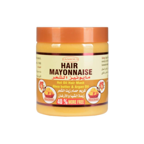 Hair bath cream with shea butter and argan