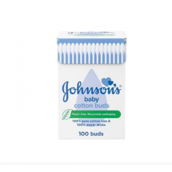 جونسون عود قطن للأذن - 100 عود