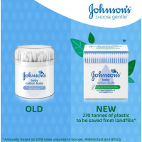 جونسون عيدان اذن قطنية للأطفال - 200 عود