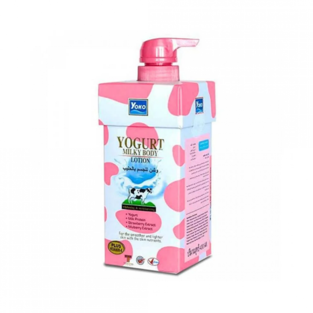 يوكو لوشن للجسم بالحليب والزبادي 400 مل يوكو لوشن للجسم بالحليب والزبادي 400 مل