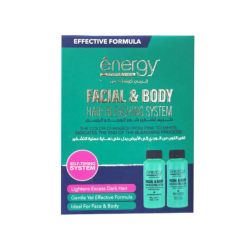 Energy Cosmetics whitening cream for facial and body hair