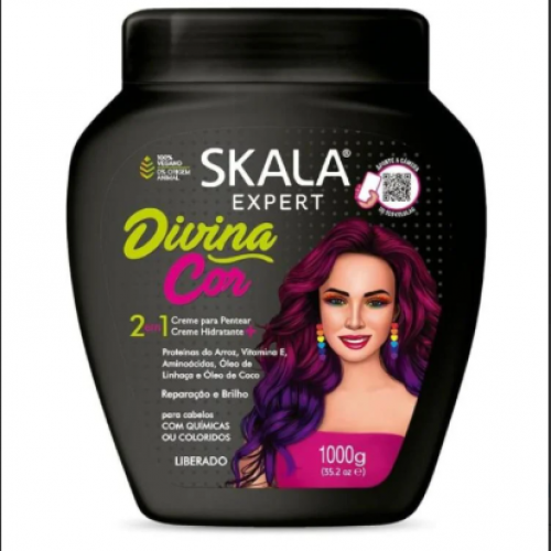 كريم ديفينا كور للشعر التالف 2×1 من سكالا , 1000 جرام كريم ديفينا كور للشعر التالف 2×1 من سكالا , 1000 جرام
