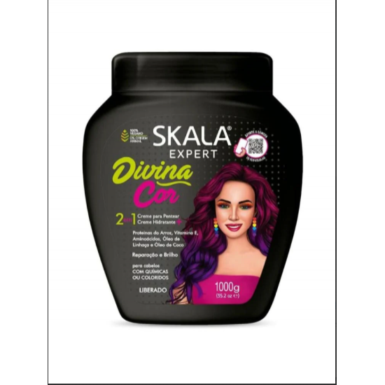 كريم ديفينا كور للشعر التالف 2×1 من سكالا , 1000 جرام كريم ديفينا كور للشعر التالف 2×1 من سكالا , 1000 جرام