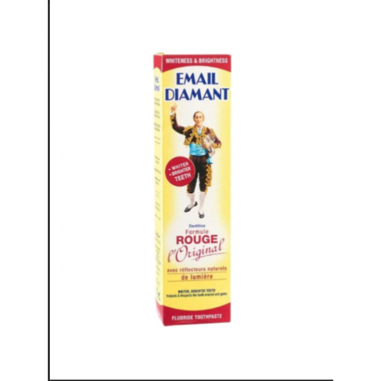 معجون اسنان احمر مبيض و مضاد للبكتيريا من ايميل ديامانت - 75 مل