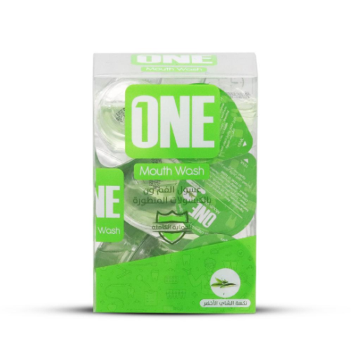 One mouthwash in advanced capsules with green tea flavor - 20 x 15 ml
