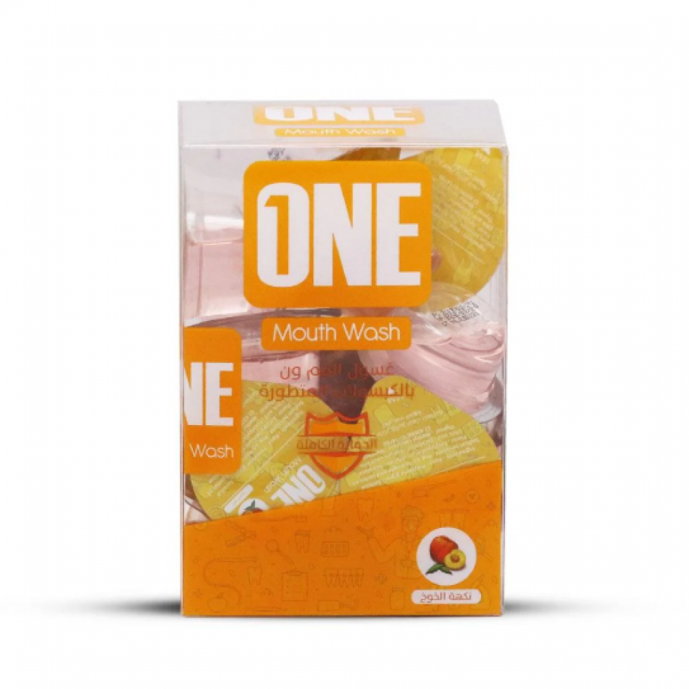 ون غسول الفم بالكبسولات المتطورة بنكهة الخوخ - 20 * 15 مل