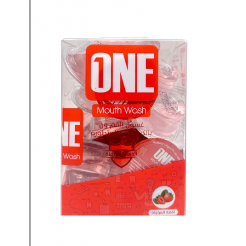 غسول الفم بالكبسولات المتطورة نكهة الفراولة من ذا ون , 20 كبسولة × 15 مل غسول الفم بالكبسولات المتطورة نكهة الفراولة من ذا ون , 20 كبسولة × 15 مل