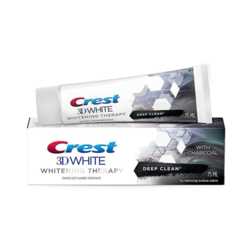 Crest toothpaste 3D White deep cleaning with charcoal - 75 ml