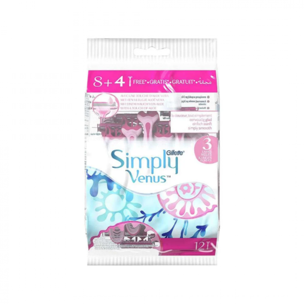 جيليت فينوس فينوس ماكينة 8 قطع 4 مجانا زهري
