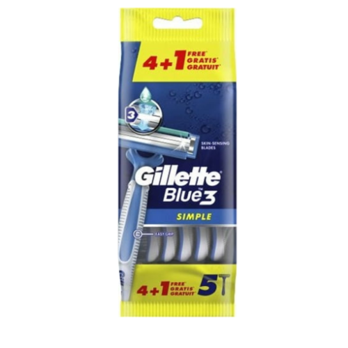 Gillette Blue Symbol 3 for shaving 4 + 1