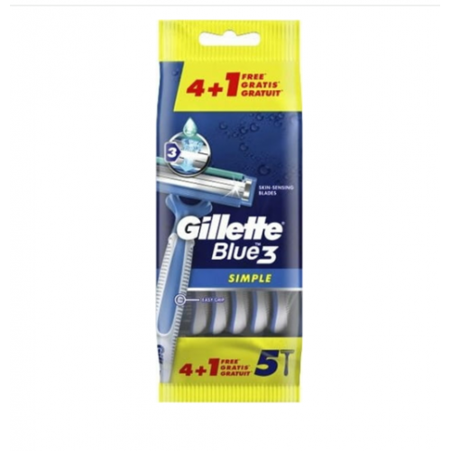 جيليت بلو سمبل 3 للحلاقة 4 + 1