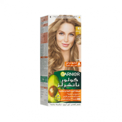 غارنييه كولور ناتشورالز صبغة شعر - أشقر رمادي فاتح 8.1