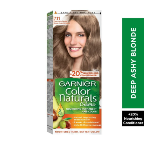 Garnier Color Naturals hair dye deep gray blond - 7.11