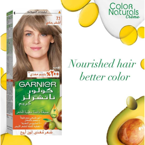 Garnier Color Naturals Hair Dye - Gray Blonde 7.1