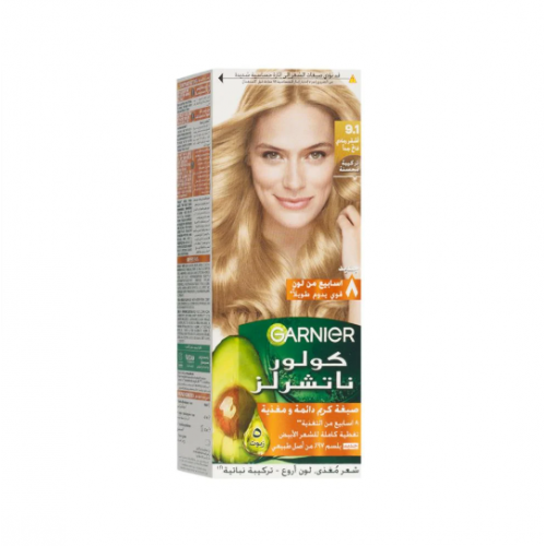غارنييه كولور ناتشورالز صبغة شعر - أشقر رمادي فاتح جدا 9.1 غارنييه كولور ناتشورالز صبغة شعر - أشقر رمادي فاتح جدا 9.1