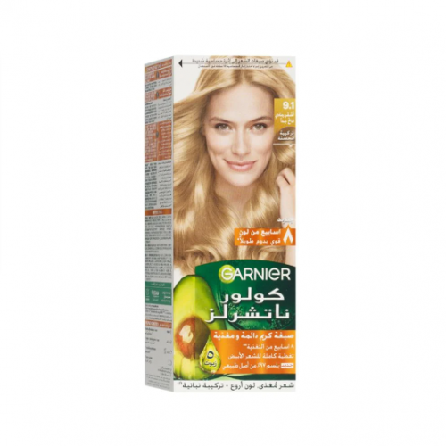 غارنييه كولور ناتشورالز صبغة شعر - أشقر رمادي فاتح جدا 9.1