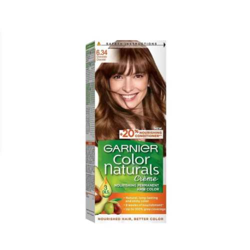 Garnier Color Naturals hair dye - chocolate brown 6.34