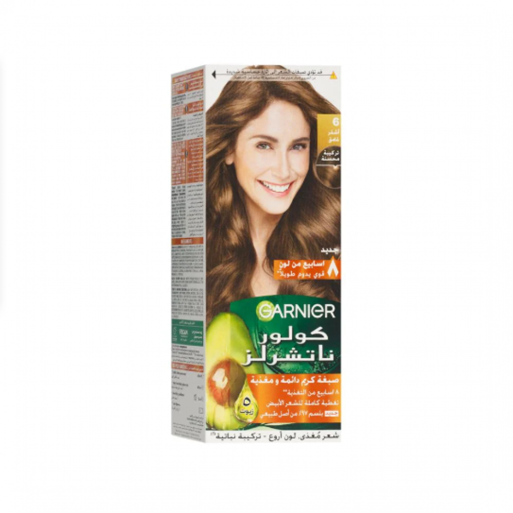 غارنييه كولور ناتشورالز صبغة شعر - أشقر غامق 6 غارنييه كولور ناتشورالز صبغة شعر - أشقر غامق 6