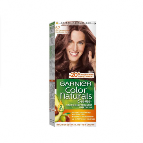 غارنييه كولور ناتشورالز صبغة شعر - بني شوكولا نقي 6.7