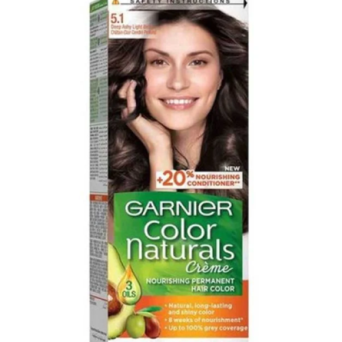Color Garnier Light Brown Gray 5.1 Color Naturals