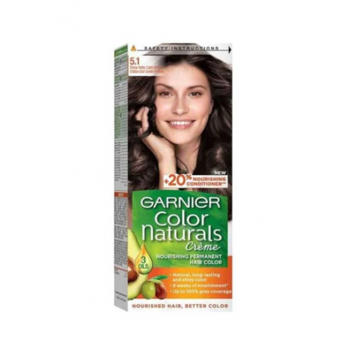 صبغة غارنييه بني فاتح رمادي 5.1 كولر ناتشورالز صبغة غارنييه بني فاتح رمادي 5.1 كولر ناتشورالز