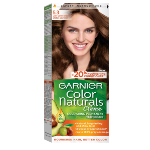 Garnier Color Naturals light brown golden 5.3 hair dye