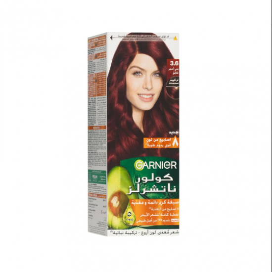 غارنييه كولور ناتشورالز صبغة شعر - بني أحمر داكن 3.6