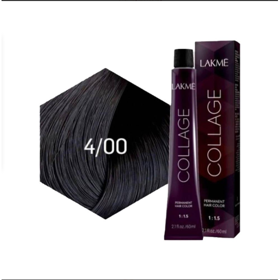 لاكمي كولاج كلير صبغة شعر - بني متوسط 4/00 لاكمي كولاج كلير صبغة شعر - بني متوسط 4/00