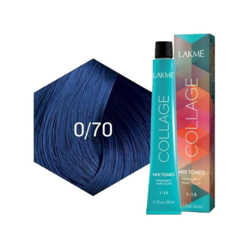 Lakme Collage Clear hair dye - mix tone blue 0/70