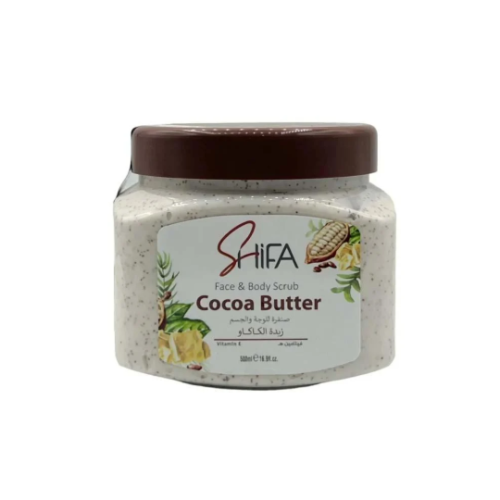 Shefa sandpaper for face and body with cocoa butter -300 ml