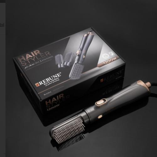 استشوار ريبون فضي 1200 واط 2 قطعة RE-2109-2