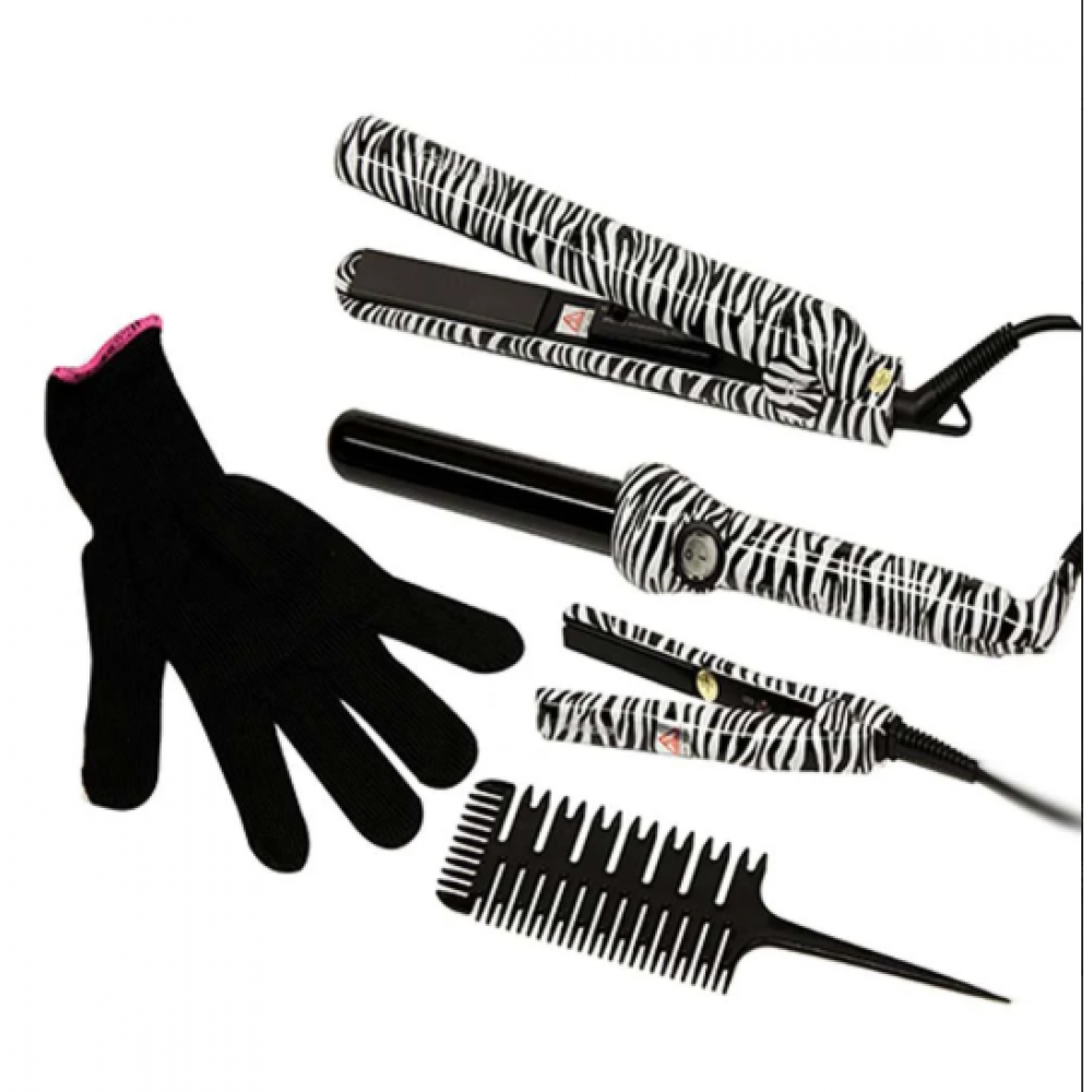 جوسي ايبر مجموعة تصفيف الشعر - 19ملم - وردي  زيبرا