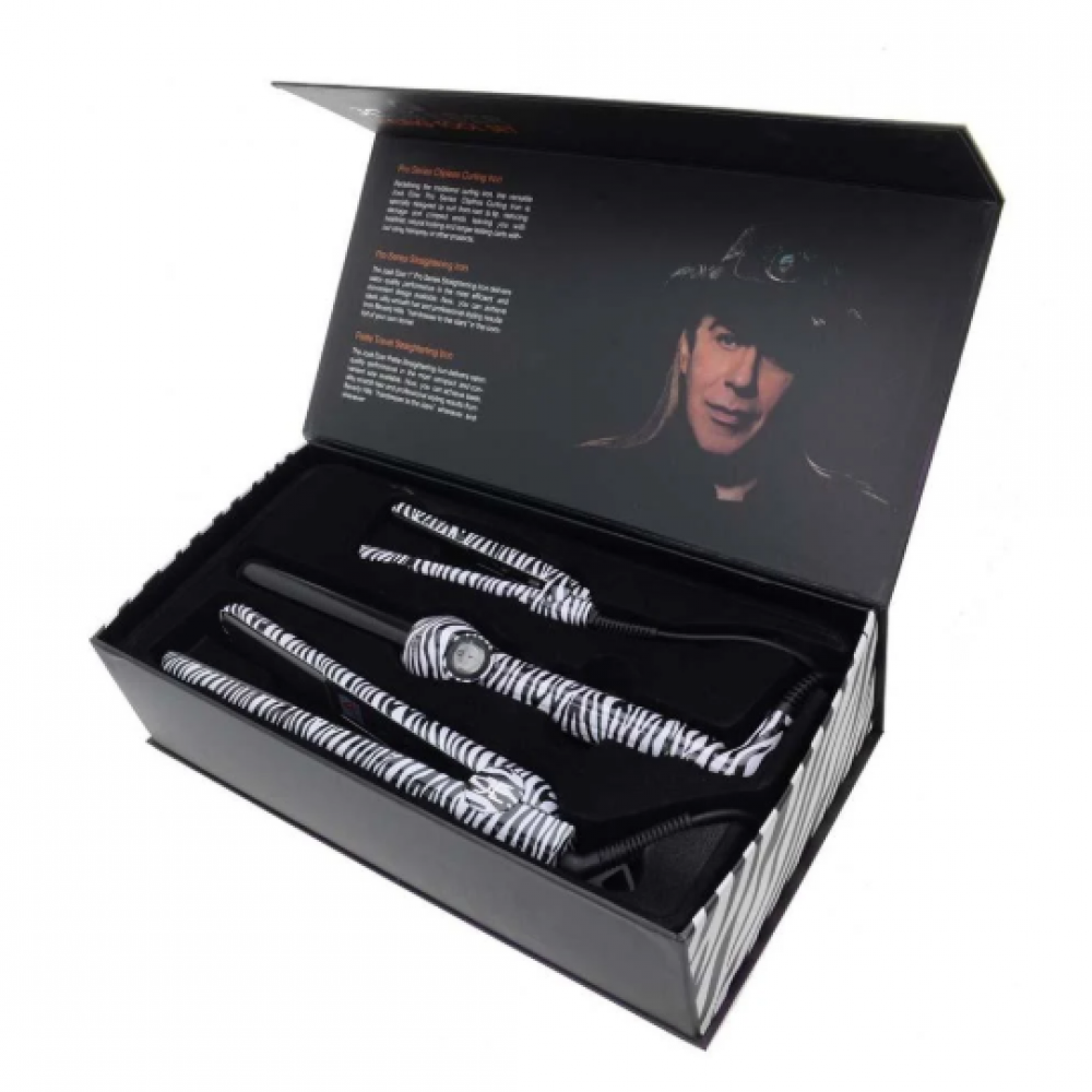 جوسي ايبر مجموعة تصفيف الشعر - 19ملم - وردي زيبرا جوسي ايبر مجموعة تصفيف الشعر - 19ملم - وردي زيبرا