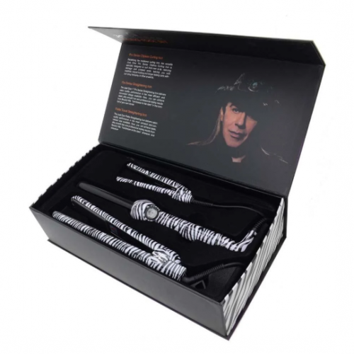 جوسي ايبر مجموعة تصفيف الشعر - 19ملم - وردي زيبرا جوسي ايبر مجموعة تصفيف الشعر - 19ملم - وردي زيبرا