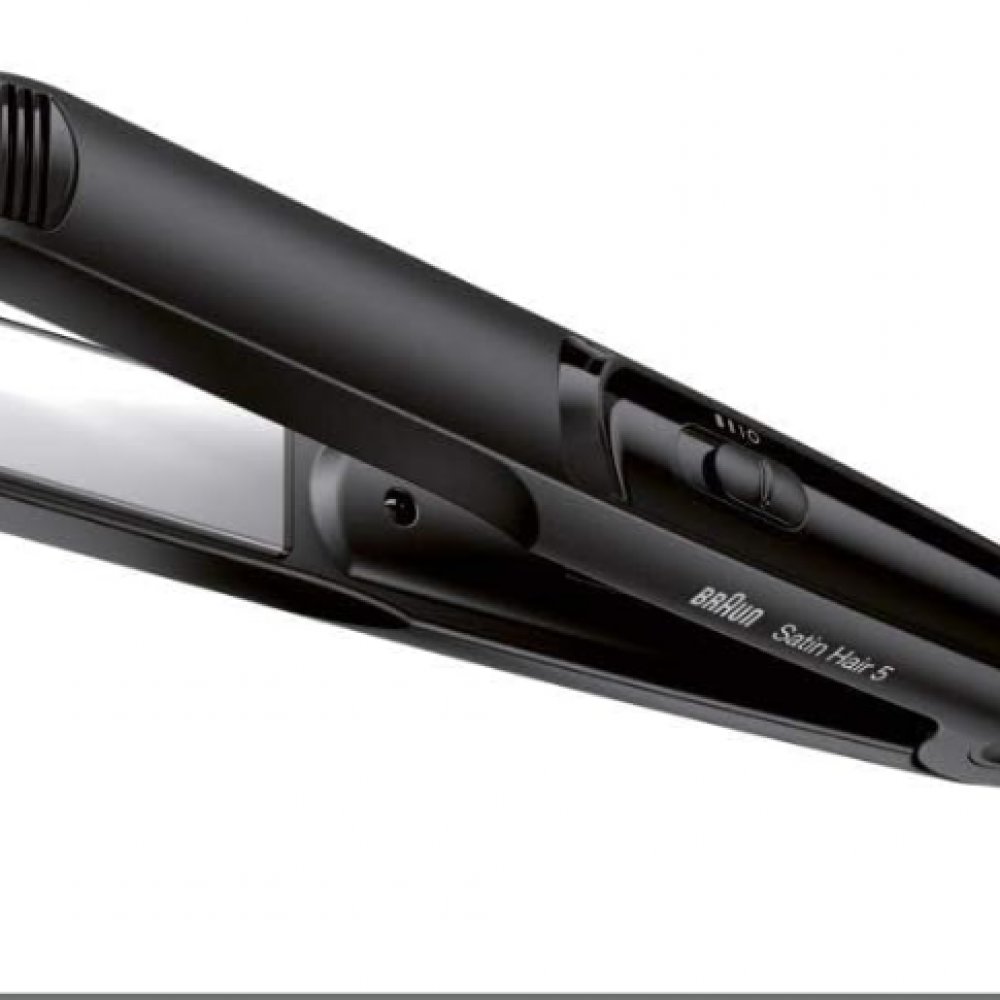 مكواة فرد الشعر ساتن هير 5 ST510 من براون، سيراميك، أسود