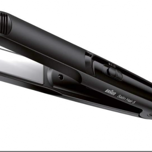 مكواة فرد الشعر ساتن هير 5 ST510 من براون، سيراميك، أسود