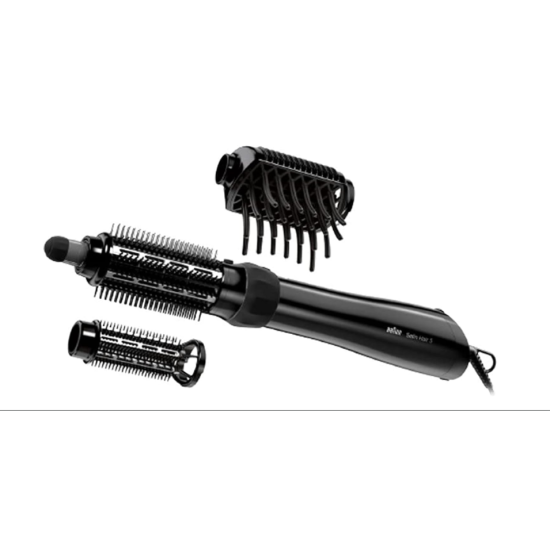 Braun Satin Hair 5 AS530 Air Styler hair styling device with 3 accessories, steam feature - 1000 W, red
