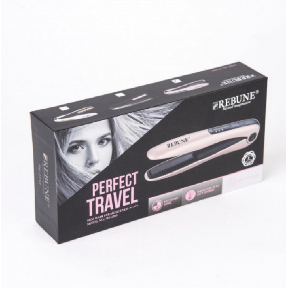 ريبون مملس شعر قابل للشحن - اسود RE-2203