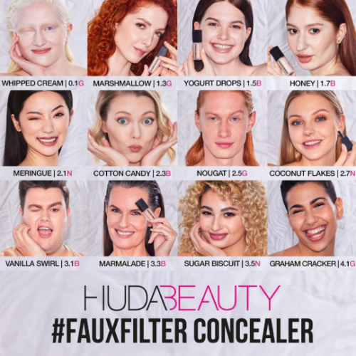  هدى بيوتي كونسيلر سائل مطفي ومشرق - شوجار بيسكيت 3.5