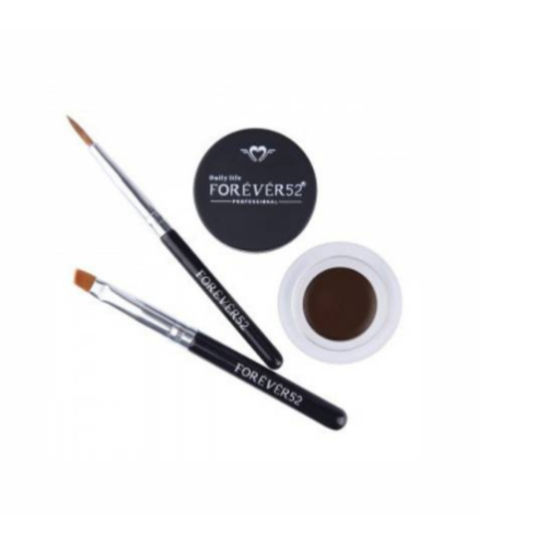 Four Ever 52, eyebrow gel, eyeliner and tattoo, - 002 dark brown