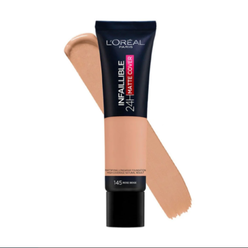 L'Oréal Paris Infallible 24 Hour Matte Foundation 145 Rose Beige