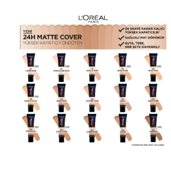 Infallible matte foundation cream from L'Oréal Paris - GLODEN BEIGE 115 Infallible matte foundation cream from L'Oréal Paris - GLODEN BEIGE 115