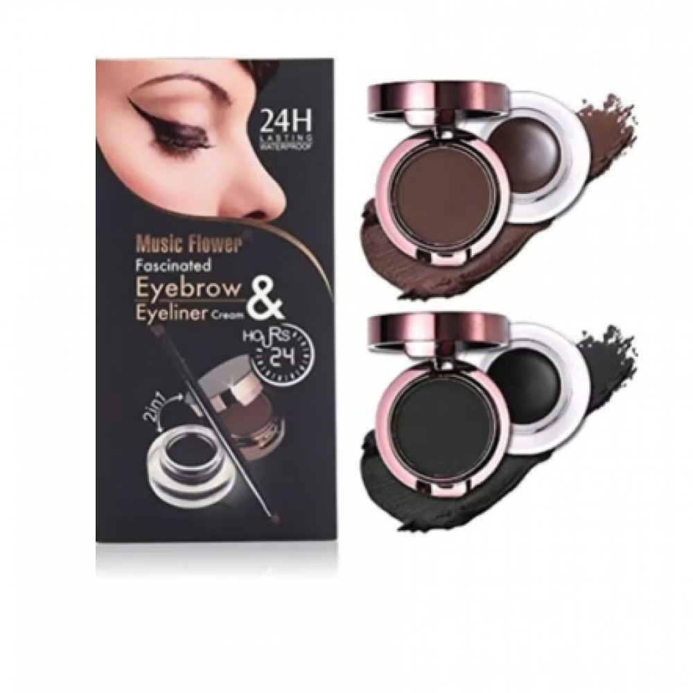 unbranded كريم الحواجب والكحل من مينيستار 2 في 1 من ميس فايف