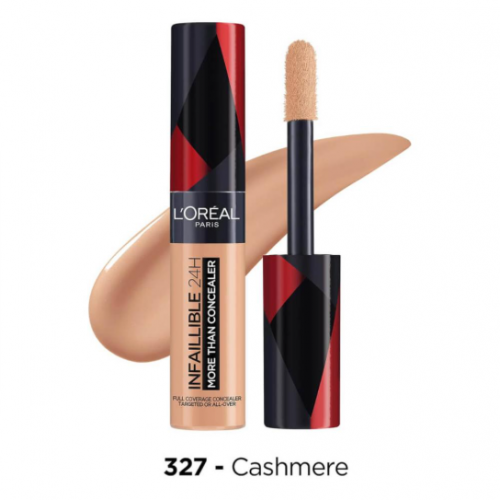 خافي عيوب لوريال باريس 327 - كونسيلر تغطية كاملة ولمسة نهائية طبيعية