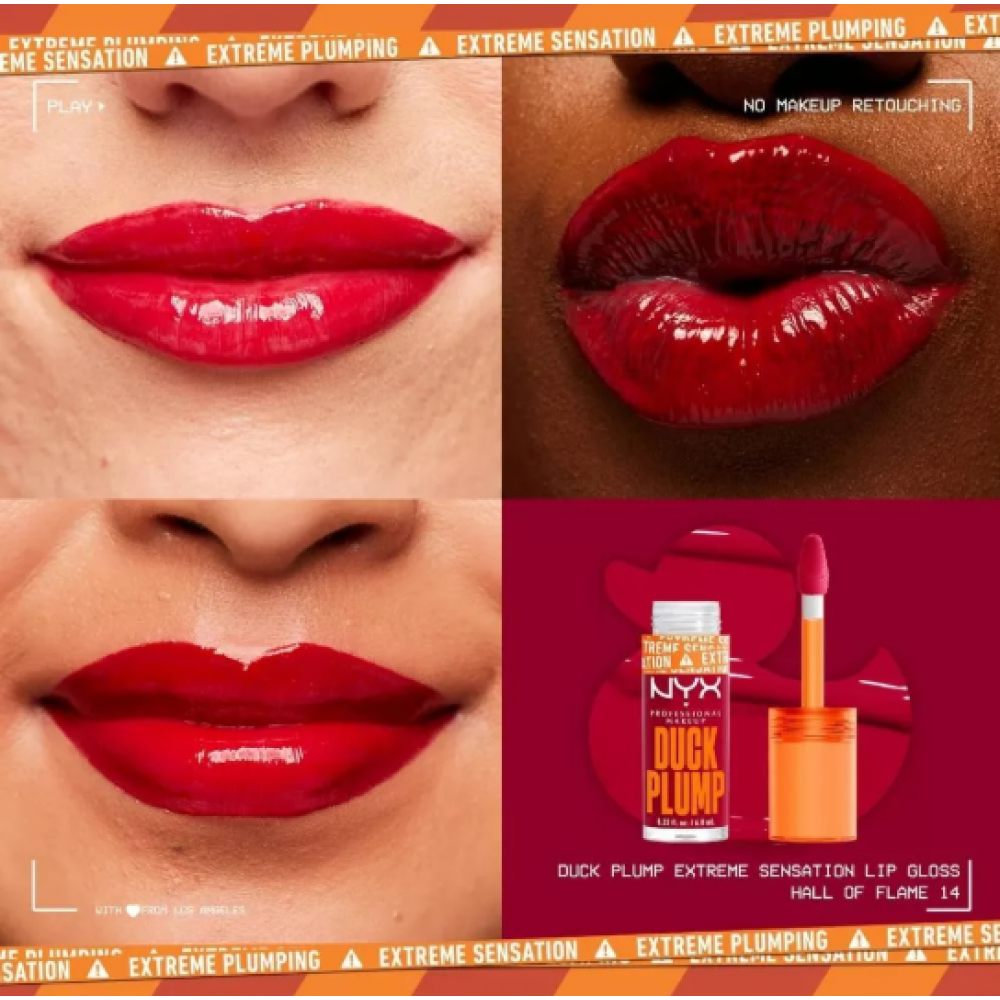 قلوس ملمع شفاه داك بلامب من نيكس - 14 هال اوف فلام