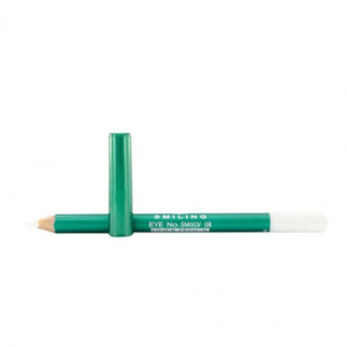 Smiling pen as an eyeliner, white color