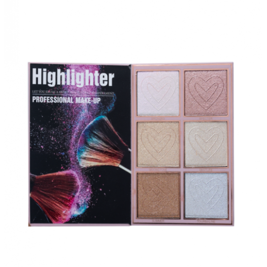 دفتر باليت كرستين 5 في 1 اظلال العيون + اضاءة + احمر خدود + احمر الشفاه + كونسيلر + تاتو الحواجب CH-K2313