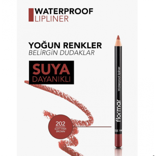 فلورمار قلم تحديد شفاه مقاوم للماء 202